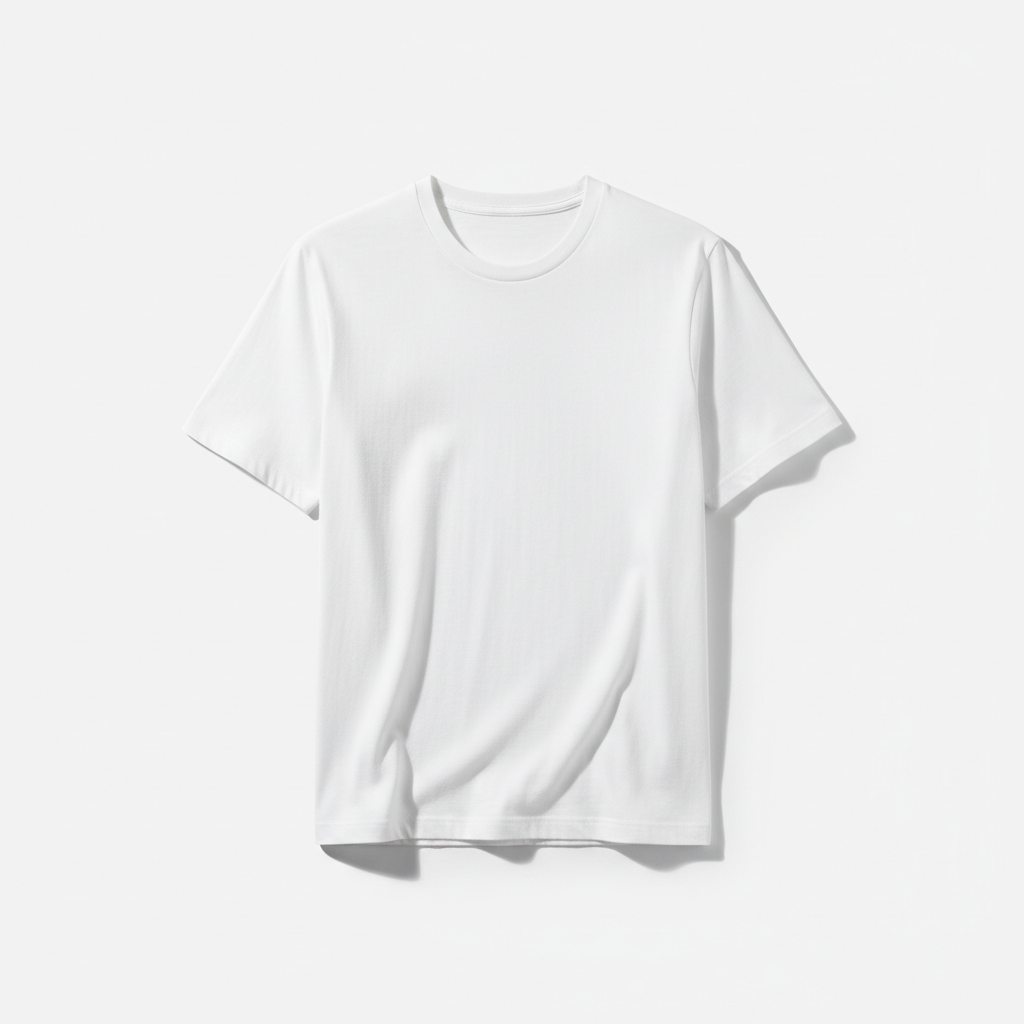 Classic Cotton T-Shirt - Professional Product Photo